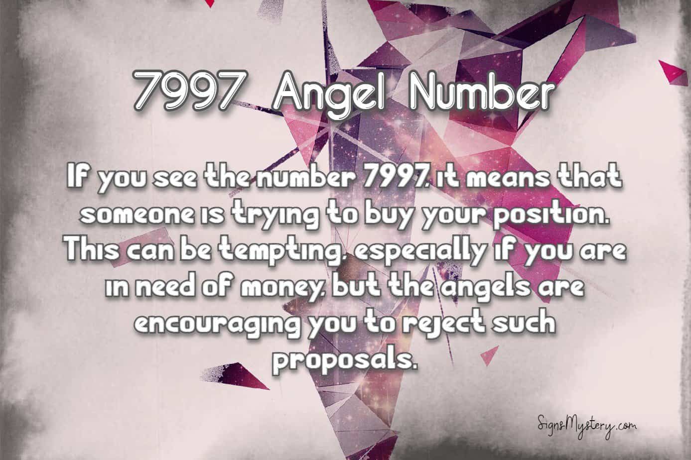 How To Interpret 7997 Angel Number?