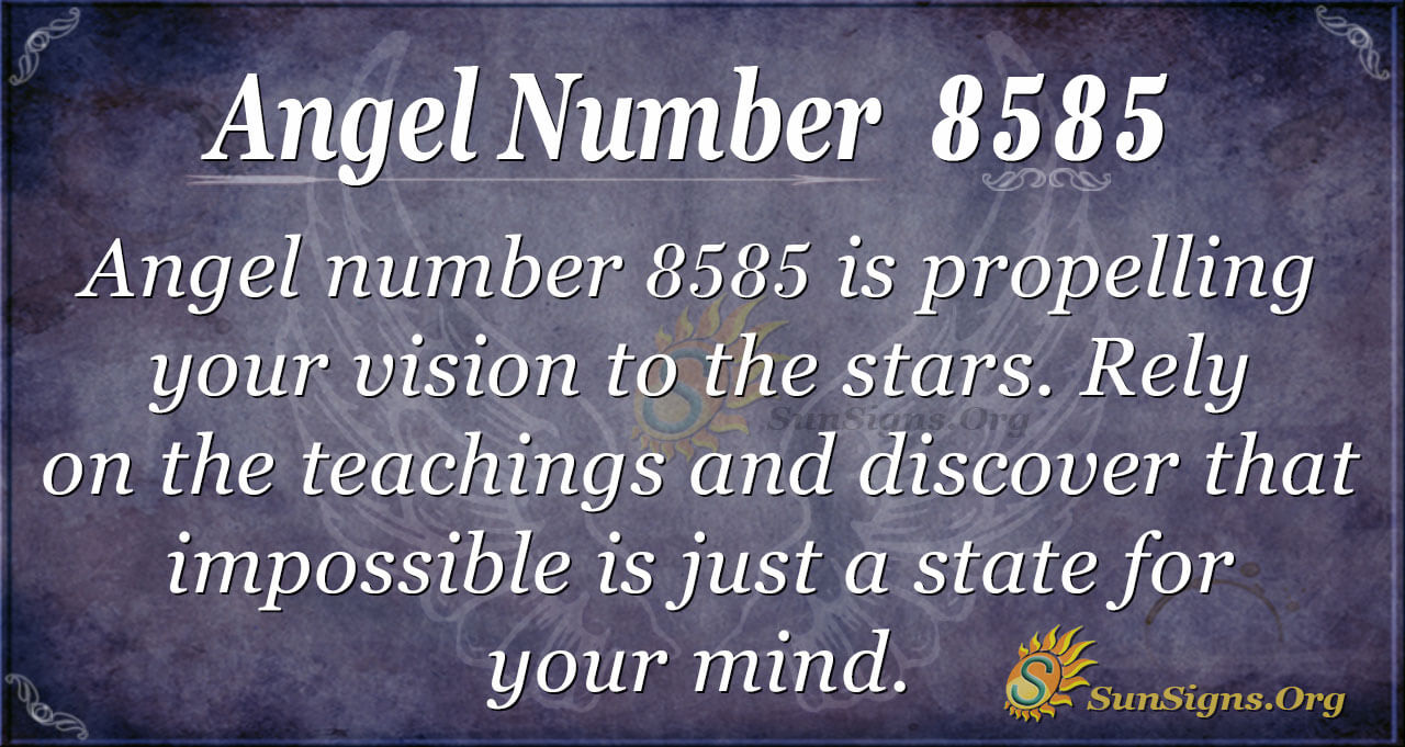 How To Interpret 8585 Angel Number