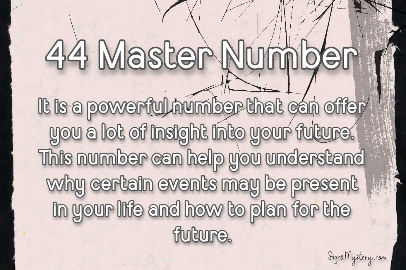 Love And Master Number 44