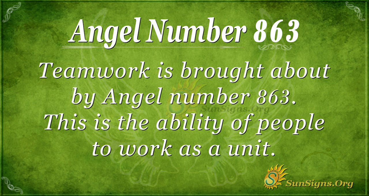 Meaning Of Number 863