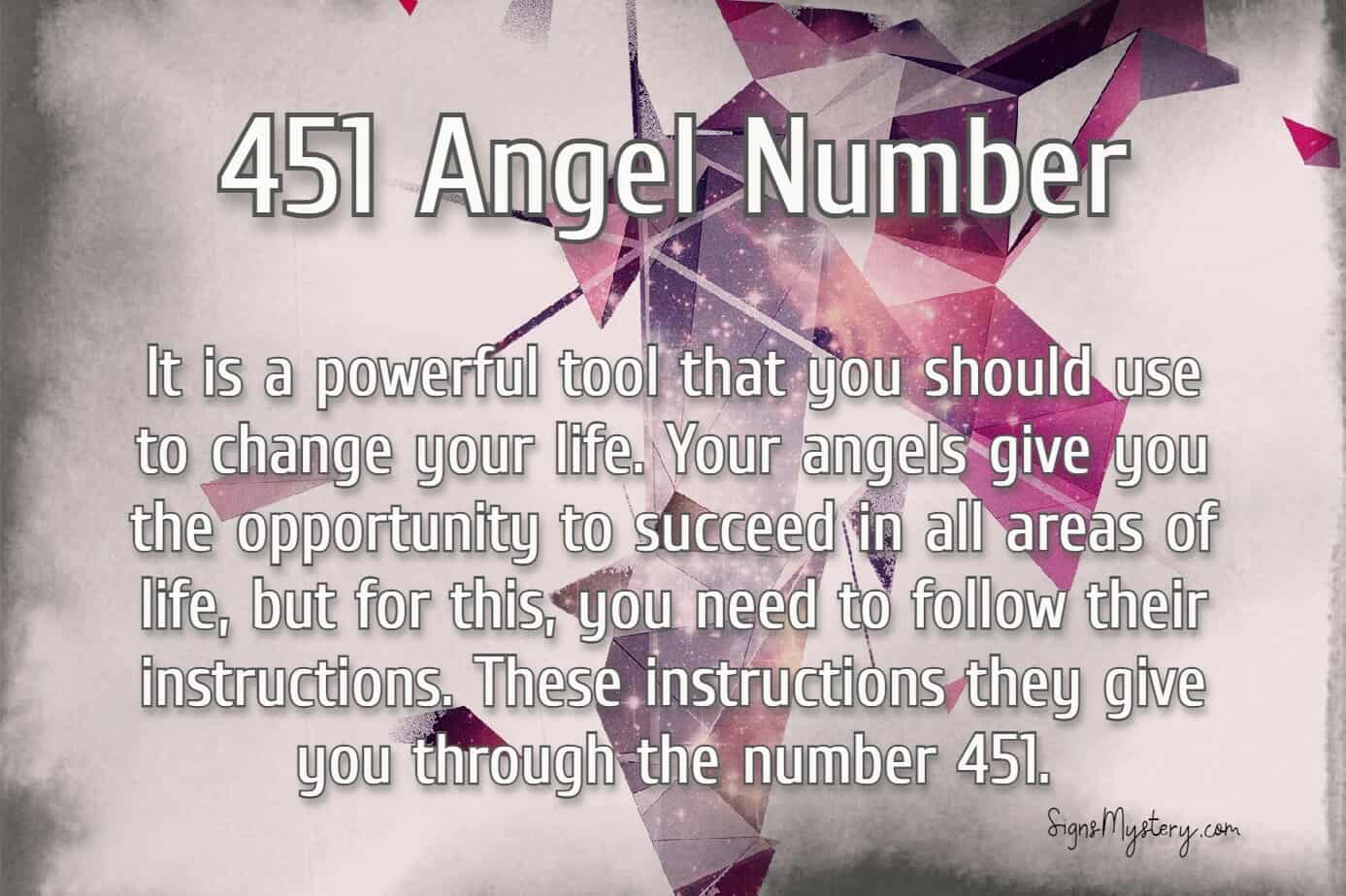 Numerology Of Angel Number 451