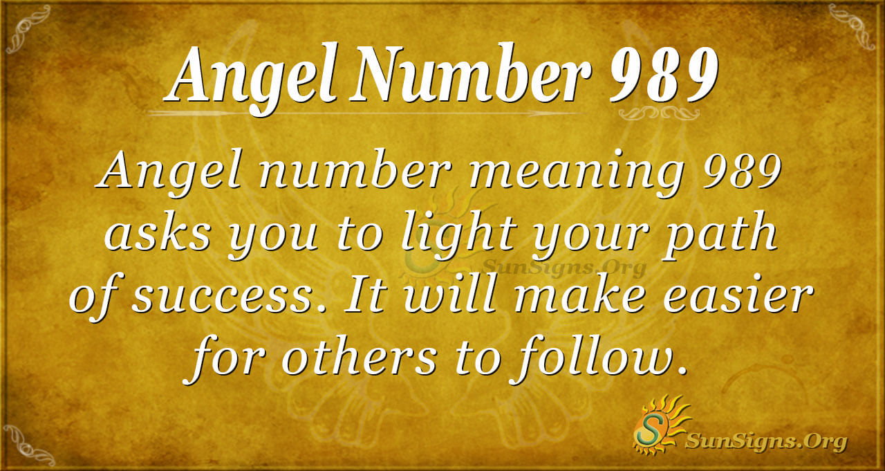 The Significance Of 989 Angel Number