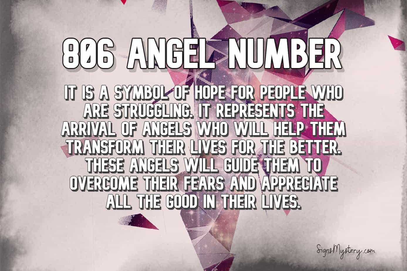 What Is 806 Angel Number?