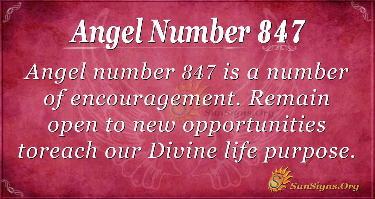 What Is 847 Angel Number?