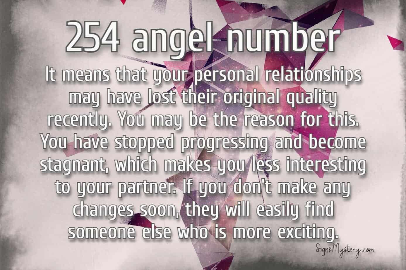 What Is Angel Number 254?