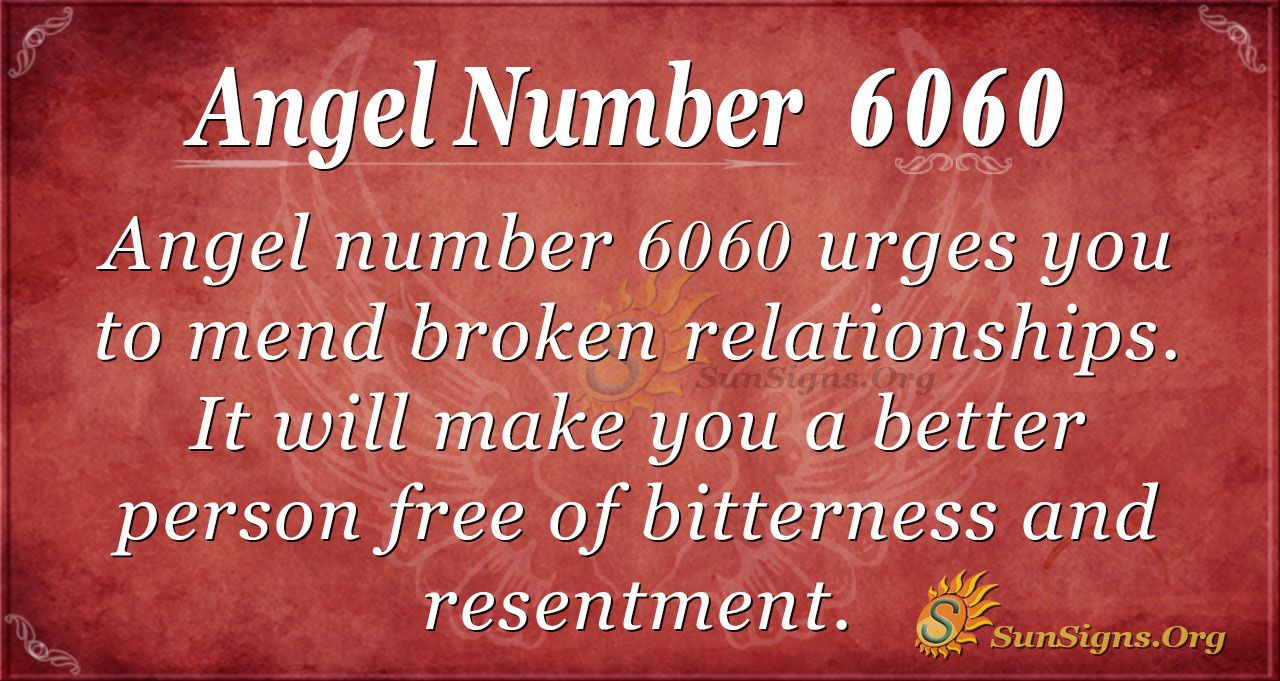 What Is Angel Number 6060?