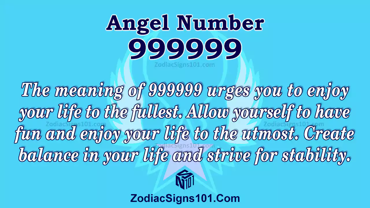 What Is Angel Number 999999?