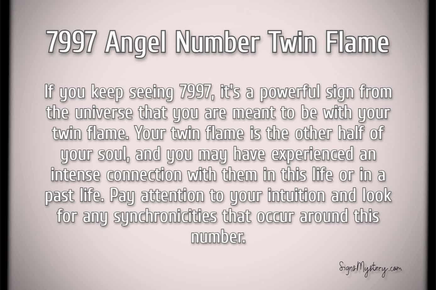 What Is The Relationship Between 7997 Angel Number And Twin Flames?